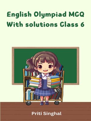 cover image of English Olympiad MCQ With Solutions Class 6